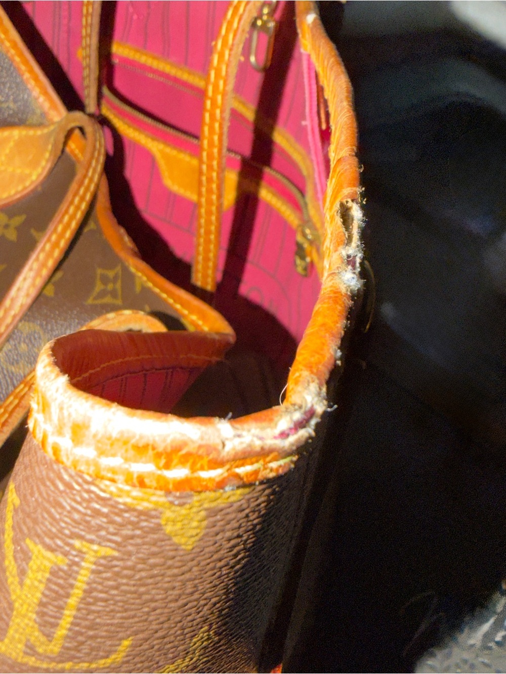 Louis Vuitton Monogram Canvas Tote in Brown - Picture 10 of 11